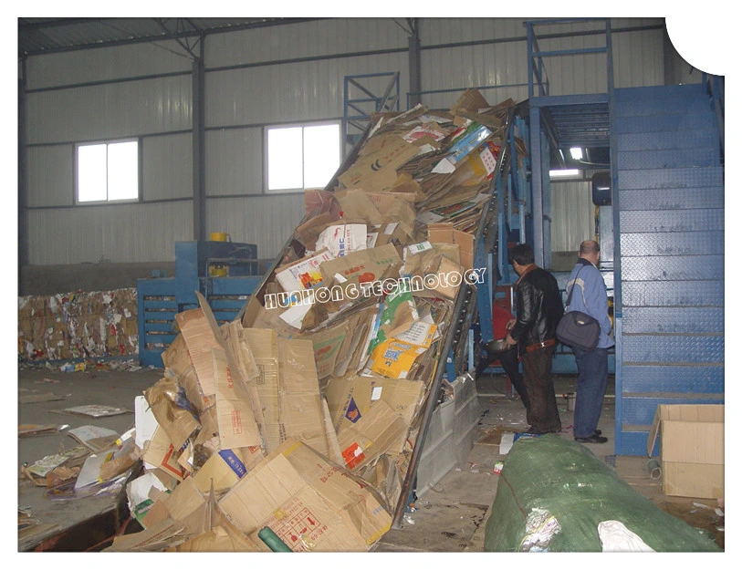 Cheap Waste Paper Cardboard Carton Occ Plastic Pet Bottle Recycling Machine Horizontal Balers