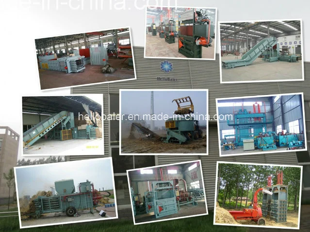 Old clothes manual vertical baler for baling waste tyre & old clothes