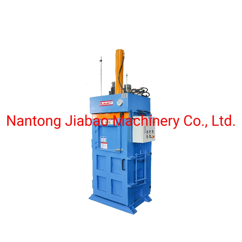 Vertical Small Baling Machine Fiber Baler with Baling Capacity of 4 to 6 Bales / Hour