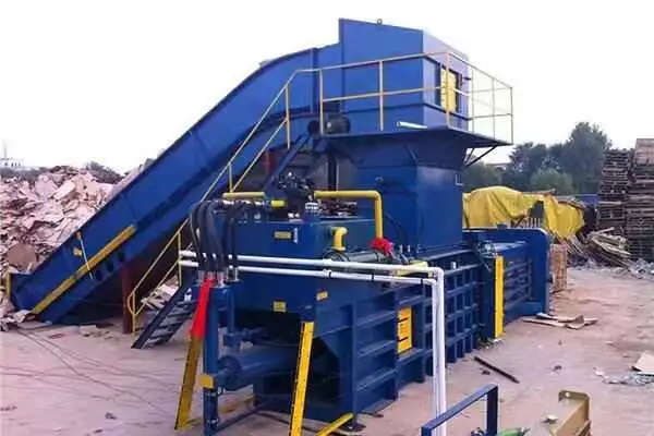 Horizontal Semi-Automatic Baler for Pet Bottle Waste Plastic Packing