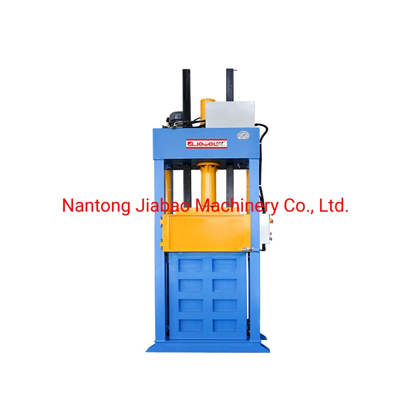 Vertical Hydraulic Baler Machine with Lifting Chamber for Textile/Non-Woven Fabric/Clothes/Used Clothes/Wipers/Textiles/Second Hand Clothes/Second Hand Clothing