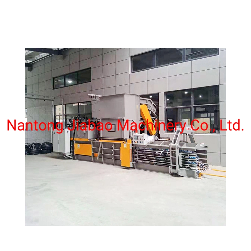 Full Automatic Horizontal Waste Plastic Pet Bottles Packaging, Paper Board, Carton Box, Paper Box, Can, Straw, Card, Garbage, Metal Baler