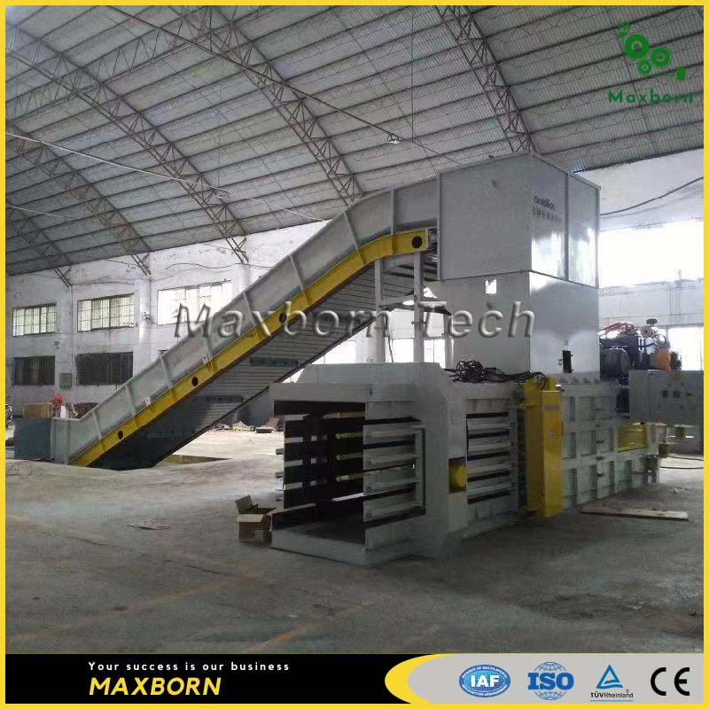 Factory Direct Price Dual RAM Hydraulic Horizontal Cardboard Baling Press Machine / Hydraulic Baler for Carton, Straw and Plastic