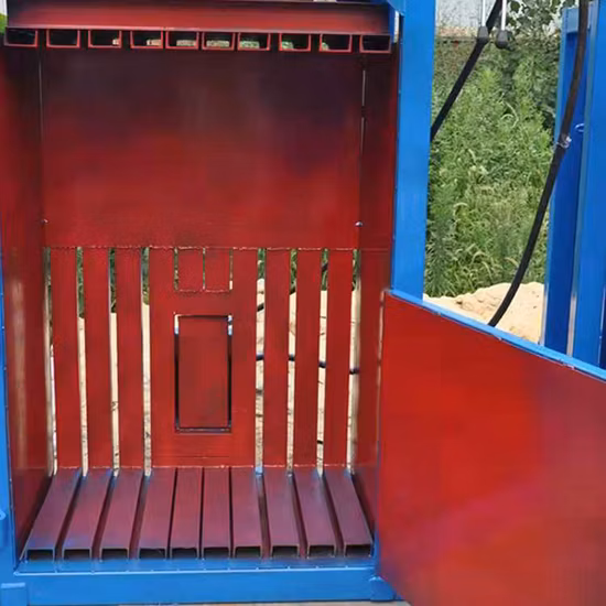 Enfardadeira de pneus usada para caminhão vertical hidráulico para venda Máquina enfardadeira de resíduos de pneus para venda