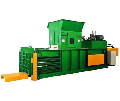 Enfardadeira horizontal de resíduos de papel de borracha para pneus Enfardadeira de filme plástico