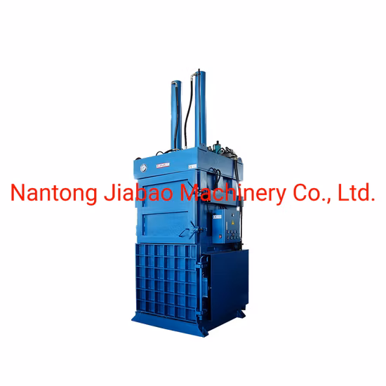 Use enfardadeira hidráulica vertical de pneus para enfardamento de garrafas de plástico